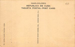 Hotel Plaza Havana Cuba Postcard