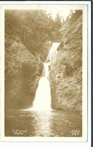 RPPC: Lilliwaup Falls, Washington, Mint, Ellis #389 (PC1255)