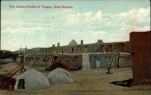 Tesque New Mexico NM Indian Pueblo Indigenous Culture Vintage Postcard