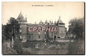 Old Postcard Chastellux The castle