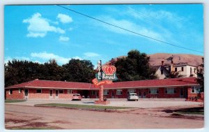 MISSOULA, MT Montana ~ Roadside MOTEL ROYAL c1950s Cars  Postcard