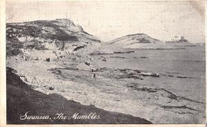 uk14768 the mumbles swansea wales real photo   uk