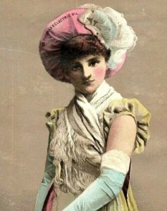 1880s  Dr. Thomas' Eclectric Oil Quack Med. Lovely Actress Mary Anderson #5N