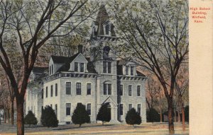 Postcard High School Building in Winfield, Kansas~122698