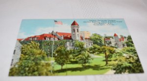 Student Building Union Building Tower Indiana University Bloomington Postcard