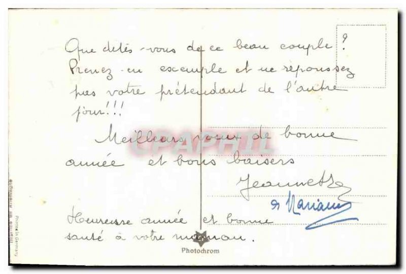 Postcard Old Bonne Annee