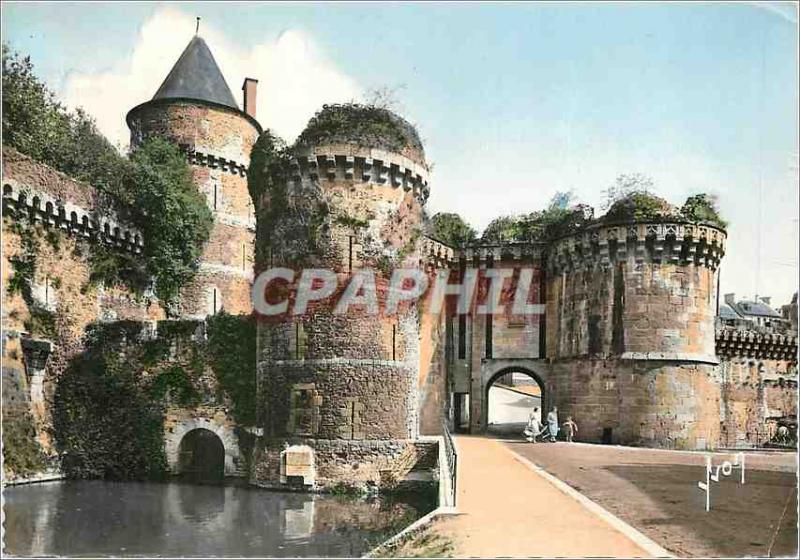 Modern Postcard Chateau de Fougeres L and V Door Notre Dame