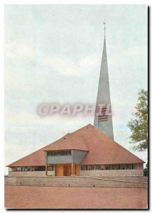 Modern Postcard Les Gres common Aube Fontaine les Gres St. Agnes Church