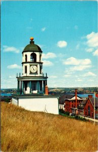 Old Town Clock Citadel Hill Halifax Nova Scotia NC Canada Postcard PM Cancel WOB 