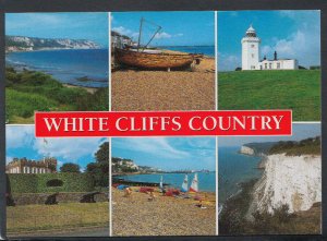 Kent Postcard - White Cliffs Country - Folkestone, Deal, Dover, Walmer  T4253