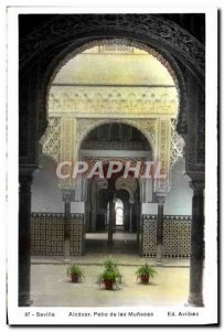 Old Postcard Sevilla Alcazar Patio de las Nunecas