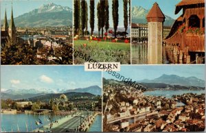 Luzern Switzerland Postcard PC215
