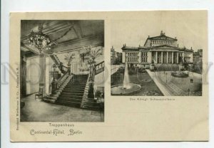 428320 GERMANY BERLIN Continental Hotel Vintage postcard