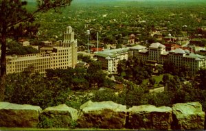 Arkansas Hot Springs Aerial View Looking East