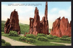 Colorado GARDEN OF THE GODS Cathedral Spires a natural rock Formation - Linen