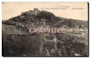 Postcard Old Saint Flour Cantal General view