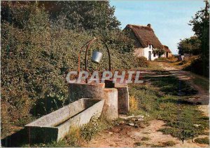 Modern Postcard Brittany Landscape Breton