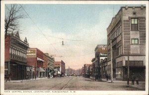 Albuquerque New Mexico NM Central Ave Detroit Publishing c1910 Postcard