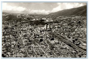 c1940's Vista Aerea Caracas-Venezuela Unposted Vintage RPPC Photo Postcard