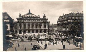 Vintage Postcard 1920s Palais Garnier Opera House Theatre Paris France Structure