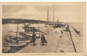 France Postcard - Ile De Porquerolles - La Jetee - LL - Ref 21191A