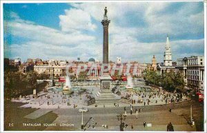Old Postcard Trafalgar Square London