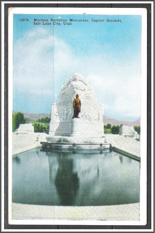 Utah, Salt Lake City Mormon Battalion Monument - [UT-013]