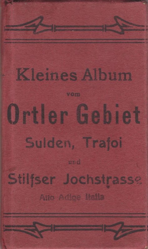 Kleines Album Ortler Gebiet Suiden Trafoi Sweden 16x Photo Book