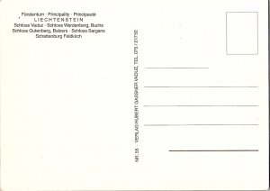 Multi-View Liechtenstein, Switzerland and Austria Castles 1960s Postcard