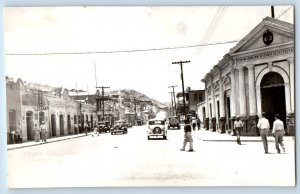 Nogales Sonora Mexico Postcard Buildings Business Section c1910 RPPC Photo