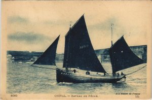 CPA ONIVAL-sur-MER Bateau de Peche (807982)