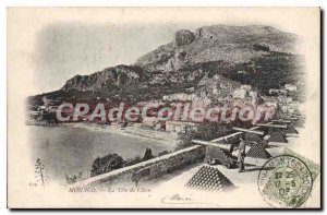 Postcard Old MONACO The Dog Tete