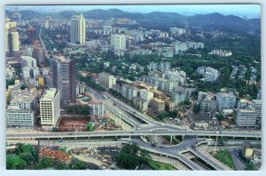 2 Postcards GUANGZHOU Guangdong Province China ~ HAIZHU BRIDGE Birdseye 4x6 