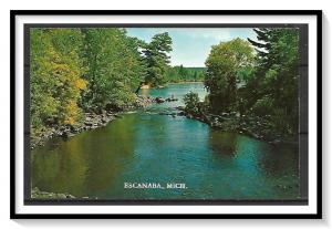 Michigan, Escanaba - Summer Along a Bright Blue Stream - [MI-026]