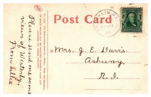 Masachusetts Franklin , Main street, Buggies 