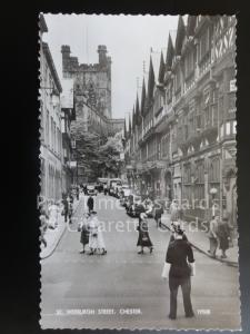 Chester: St Werburgh Street RP Old PC - shows TAMIL CAFE, THE RUBBER SHOP etc