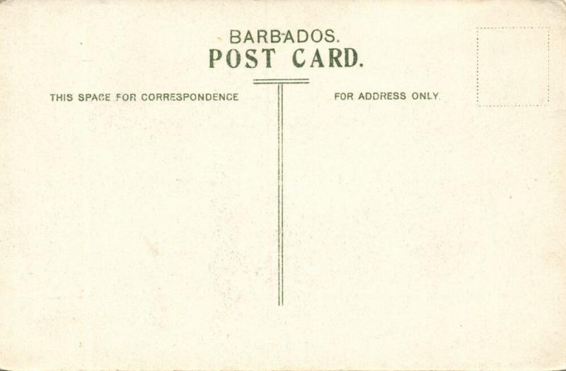 Barbados B.W.I., Shipping Sugar, Harbour Scene (1910s) Postcard