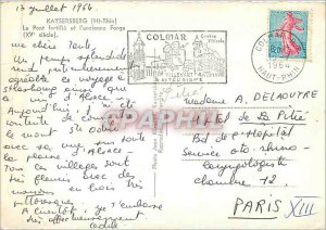 Modern Postcard Kaysersberg Ht Rhin fortif�e Bridge and the old Forge