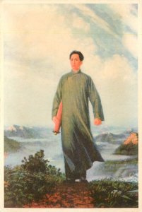 Chinese Postcard Chairman Mao Goes To Anyuan Igniting Revolutionary Flames