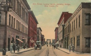 NEW CASTLE, Pennsylvania, 1900-10s; Mill Street