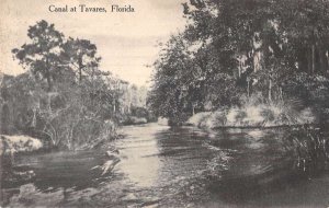 Tavares Florida Canal Scenic View Vintage Postcard AA23379