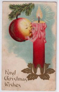 Candle Face, Fond Christmas Wishes