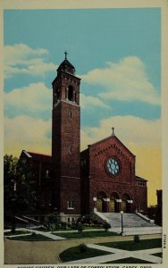Shrine Church, Our Lady of Consolation, Carey, Ohio Vintage Postcard P55