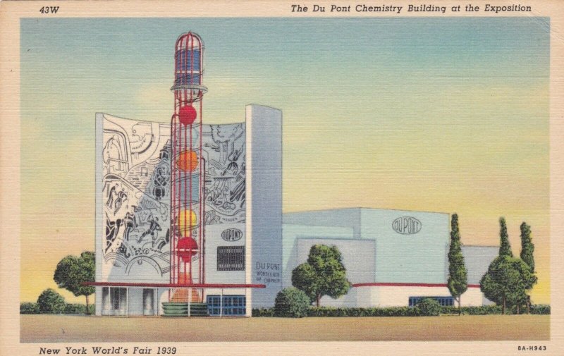 New York World's Fair 1939 Du Pont Chemistry Building Curteich sk1941