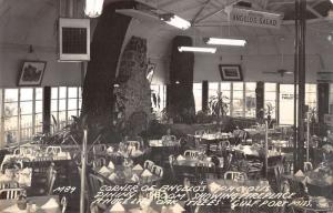 Gulfport Mississippi interior view Angelos dining room real photo pc Z14463