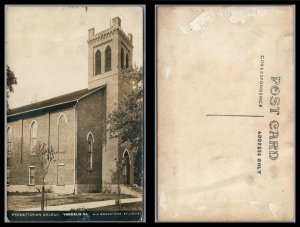 ABRO US Unused Vintage RPPC Presbyterian Church Vandalia Illinois