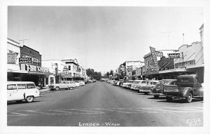 Lyndon WA Street Scene State Farm Insurance Old Cars Trucks RPPC