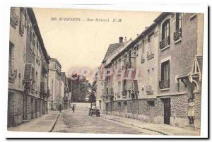 Suresnes Old Postcard Rue Diderot