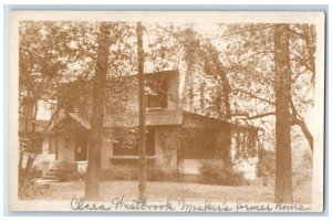 c1920's Clara Meeker Residence View Upper Montclair NJ RPPC Photo Postcard