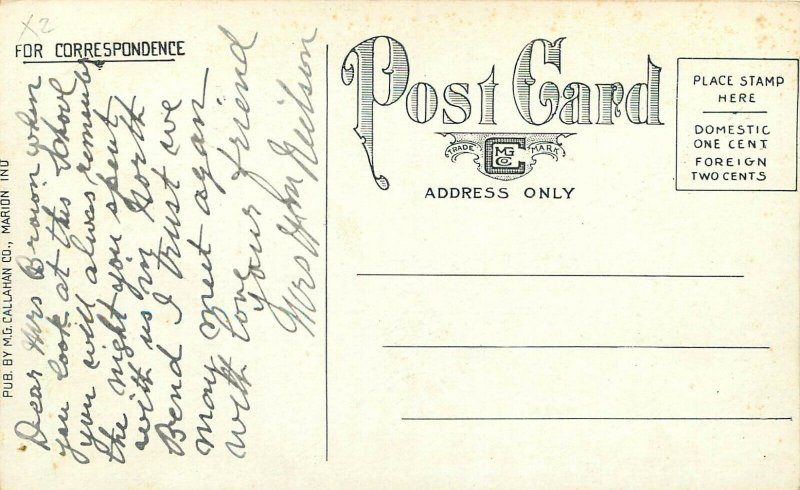 c1907 Postcard; Town View North Bend OR Deschutes County Unposted